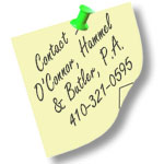 Contact OConnor Hammel Butler 410-321-0595